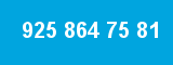 925 864 75 81 925 864 75 81